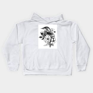 Bird and Flower Kids Hoodie